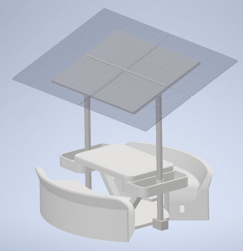 Solar Bench Image